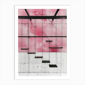 Pink Wall 1 Art Print