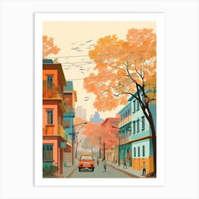 Dhaka In Autumn Fall Travel Art 4 Art Print