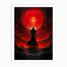 Dark Lord Of The Rings Art Print