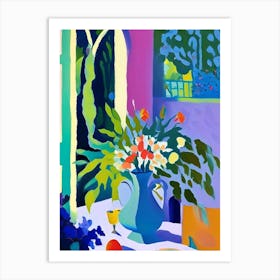 Le Jardin Plume, 1, France Abstract Still Life Art Print