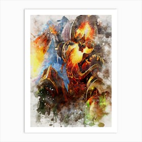 Sargeras World Of Warcraft Art Print