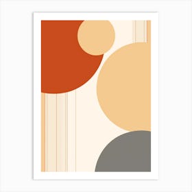 Abstract Circles Art Print