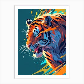 Tiger Painting Art Print