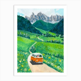 Minivan Art Print