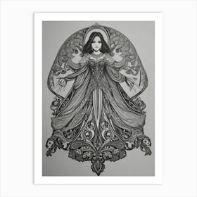 Queen Of The Night Art Print