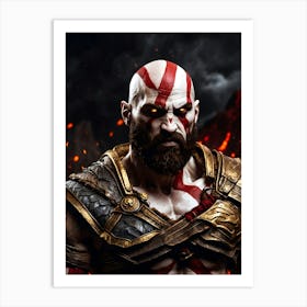 God Of War 6 Art Print