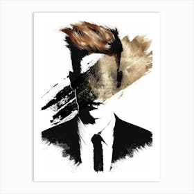 Man In A Suit 3 Art Print