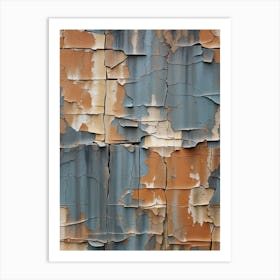 Peeling Paint Art Print