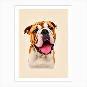 Bulldog Illustration Dog Art Print