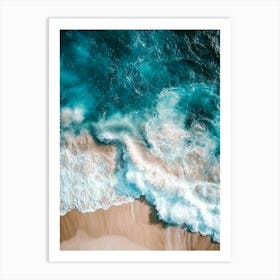 Beach - Beach Stock Videos & Royalty-Free Footage 15 Art Print