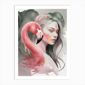 Flamingo 3 Art Print