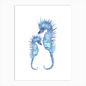 Seahorses Art Print