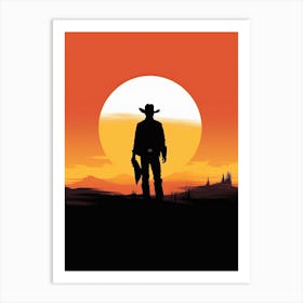 Wild West Cowboy: A Timeless Tale Art Print