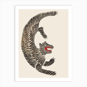 Japandi Tiger Art Print