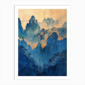 Chinese Mountains 12 Art Print