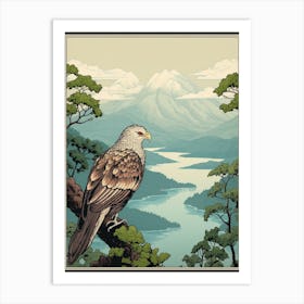 Shiretoko National Park, Japan Vintage Travel Art 4 Art Print