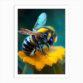 Insect Bee 1 Painting Art Print