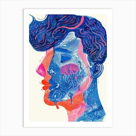 Portrait Of A Woman 644 Art Print