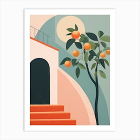 Orange Tree Art Print