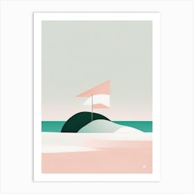 Cayman Islands Simplistic Tropical Destination Art Print