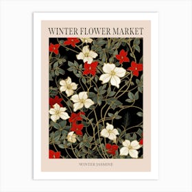 Winter Jasmine 2 Winter Flower Market Poster Art Print