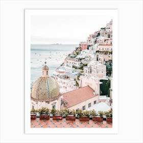 Positano Roof Art Print