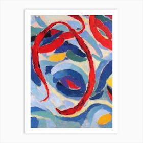 Antarctic Krill Matisse Inspired Art Print