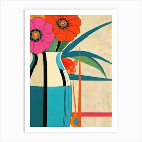 Flowers In A Vase 22 Art Print