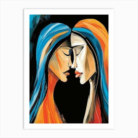 Two Women In Love 7 Art Print