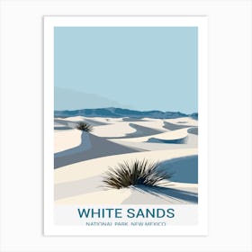 White Sands National Park Art Print