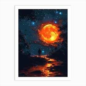 Full Moon In The Sky 12 Art Print