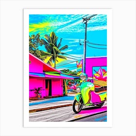 Chumphon Thailand Pop Art Photography Tropical Destination Art Print