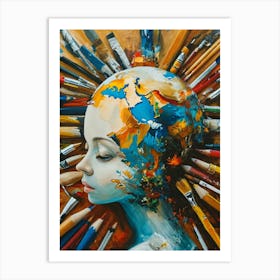 World Of Pencils Art Print