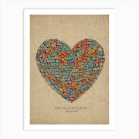 Heart Of Love 11 Art Print