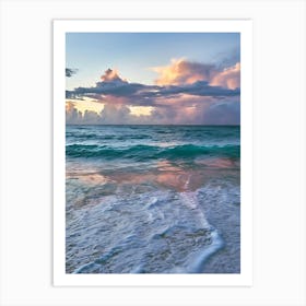 Sunset At The Beach 149 Art Print