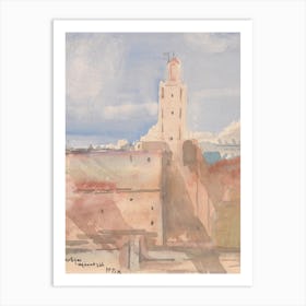 Koutoubia Mosque Marrakech, Hercules Brabazon Brabazon  Art Print