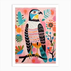 Pink Scandi Osprey 4 Art Print