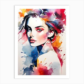 Artist Girl Art Print