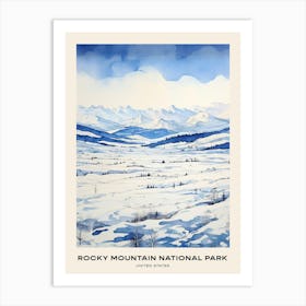 Rocky Mountain National Park United States 2 Poster Art Print
