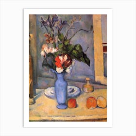 The Blue Vase, Paul Cézanne Art Print