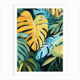 Tropical Leaves Art Print