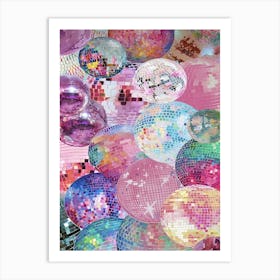 Disco Balls 3 Art Print