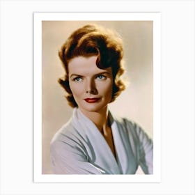 Katharine Hepburn Retro Collage Movies Art Print