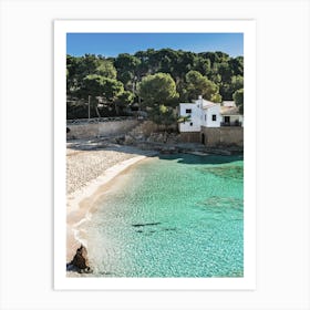 Cala Gat Mallorca Beach House Art Print