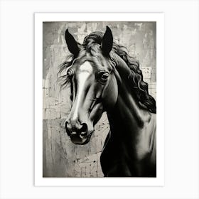 Horse Portrait 3 Art Print