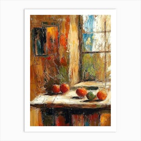 Table By The Window Art Print