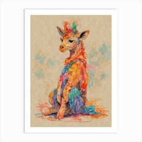 Giraffe 34 Art Print