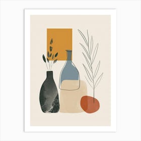 Cute Abstract Objects Collection 12 Art Print