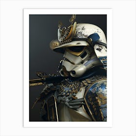 Stormtropper As A Vintagepunk Samurai 17 Art Print