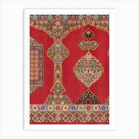 Emile Prisses D’Avennes Pattern, Plate No, 53, La Decoration Arabe,Digitally Enhanced Lithograph From Own Original Art Print